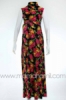 dress hamil maxi kutung bunga pink  DRO 322  medium